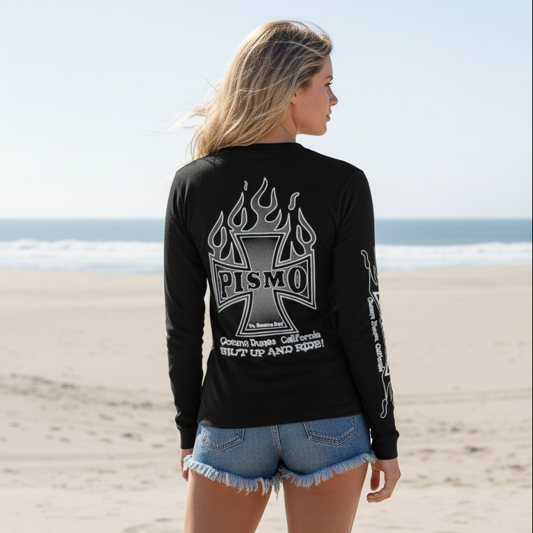 Long Sleeve - IC White - Female Back