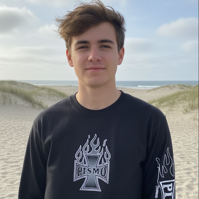 Long Sleeve - IC White - Male Front